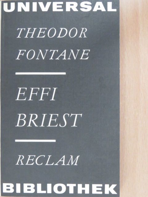 Theodor Fontane - Effi Briest [antikvár]