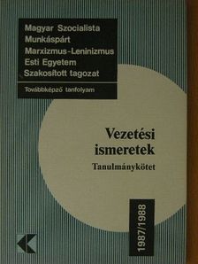 Kápolnai György - Vezetési ismeretek [antikvár]