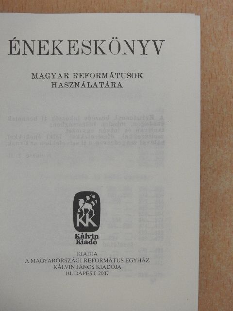 Énekeskönyv [antikvár]
