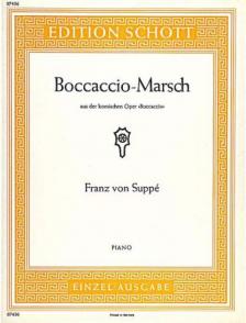 SUPPÉ,FRANZ VON - BOCCACCIO-MARSCH AUS DER KOMISCHEN OPER "BOCCACCIO" FÜR PIANO,ANTIKVÁR