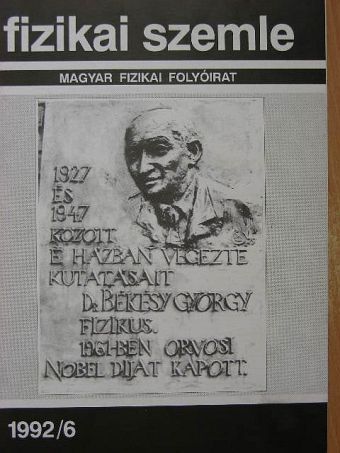G. A. - Fizikai Szemle 1992. június [antikvár]