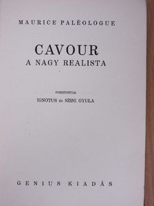 Maurice Paléologue - Cavour [antikvár]