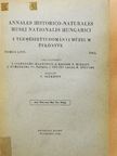 Bondor L. - Annales Historico-Naturales Musei Nationalis Hungarici 1965. [antikvár]