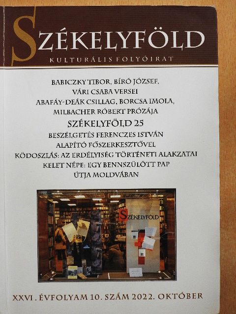 Abafáy-Deák Csillag - Székelyföld 2022. október [antikvár]