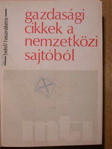 Gazdasági cikkek a nemzetközi sajtóból 1977. szeptember 5-október 31. (nem teljes évfolyam) [antikvár]