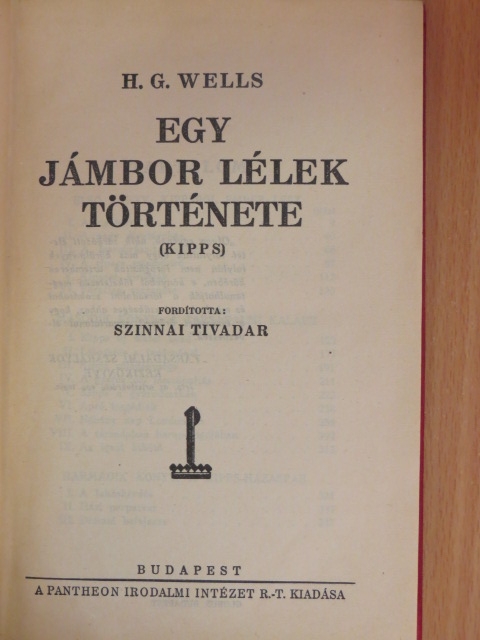 H. G. Wells - Egy jámbor lélek története [antikvár]
