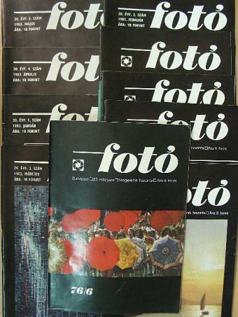 Győri Lajos - Fotó 1976., 1978-1979., 1981-1983. (vegyes számok) (10 db) [antikvár]