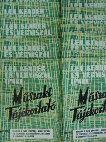 Len, Kender és Vegyiszál Ipari Műszaki Tájékoztató 1983. január-december [antikvár]