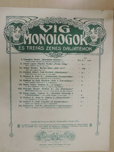 Falk Rikárd - Keresztelő a Lipótvárosban [antikvár]