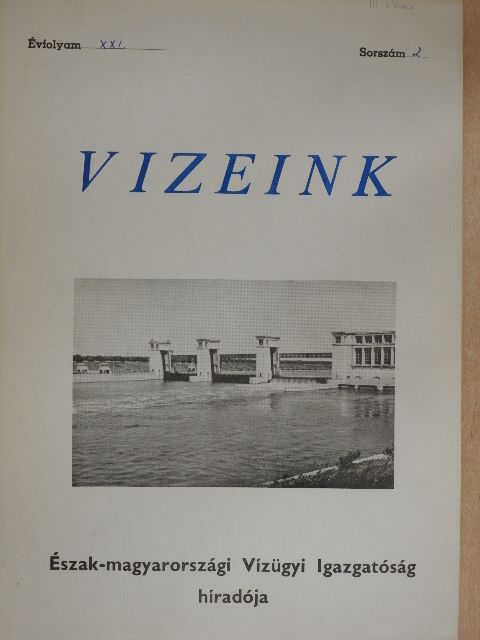 Balázs László - Vizeink 1983/2. [antikvár]