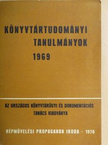 Arató Attila - Könyvtártudományi tanulmányok 1969 [antikvár]