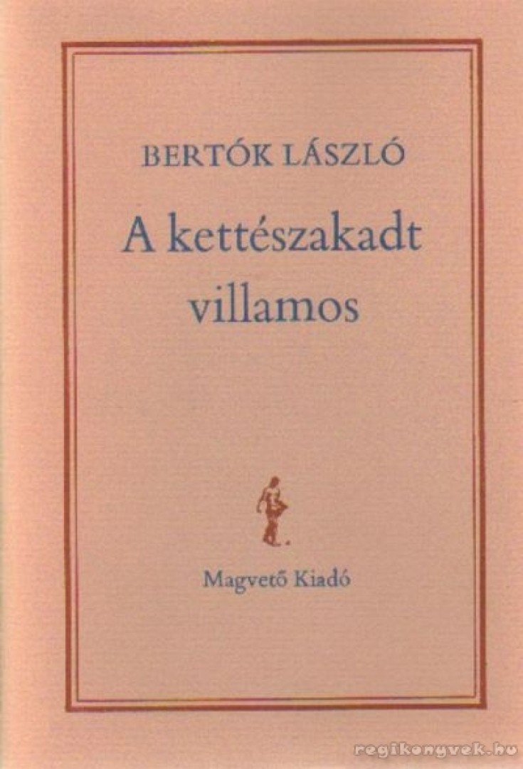 BERTÓK LÁSZLÓ - A kettészakadt villamos [antikvár]