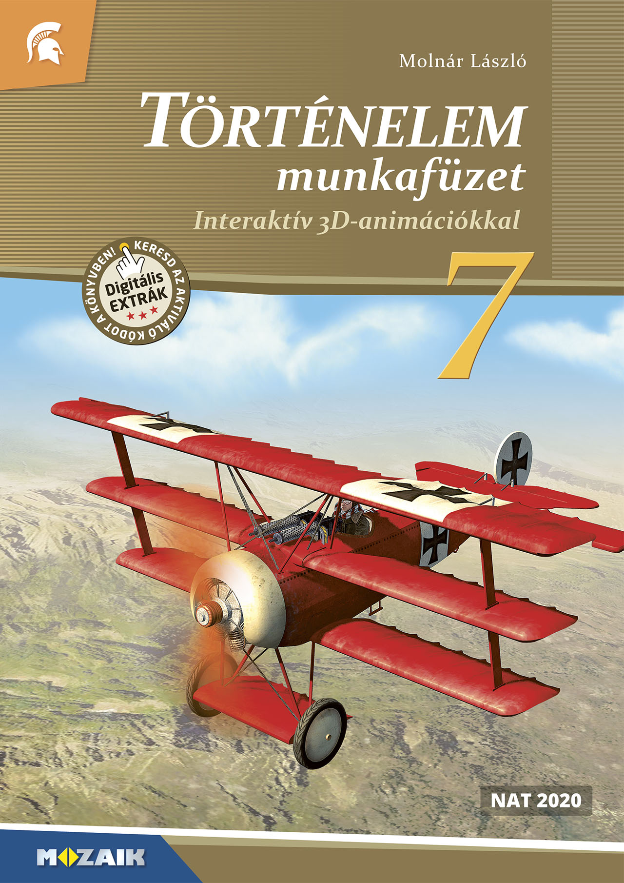 MOLNÁR LÁSZLÓ - Történelem 7. munkafüzet interaktív 3D animációkkal (MS-2862U)