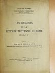 Jacques Perret - Les origines de la légende troyenne de Rome [antikvár]