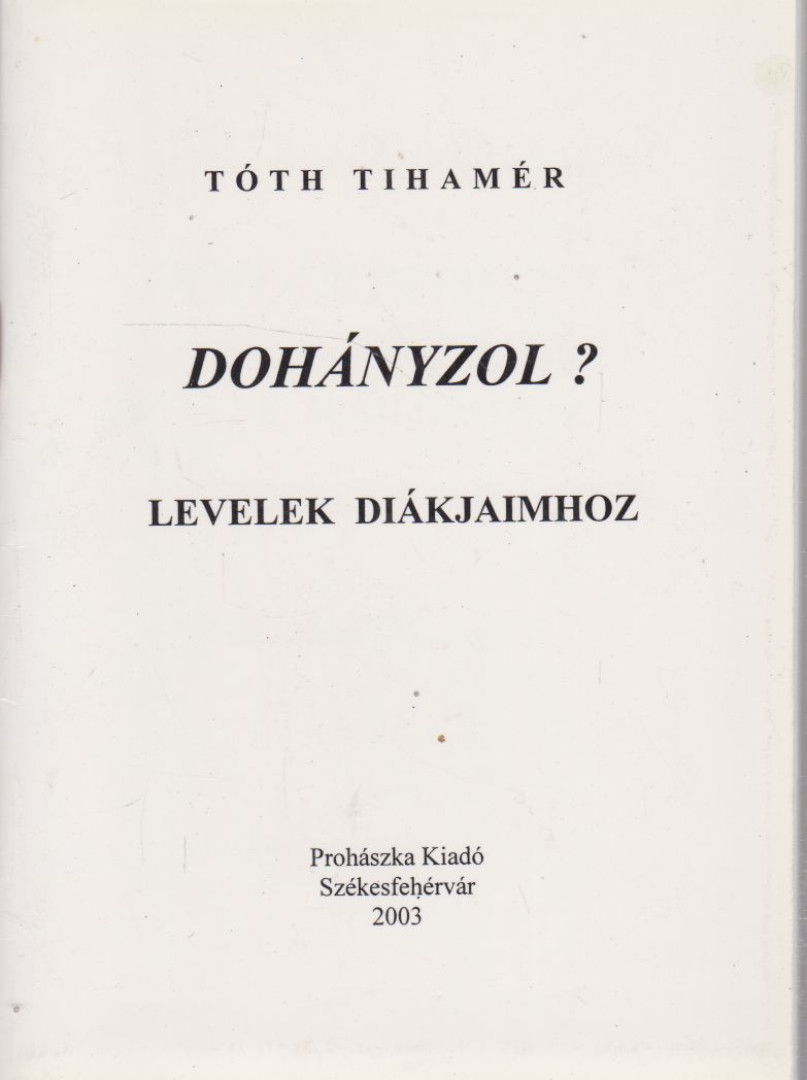 Dohányzol? [antikvár]