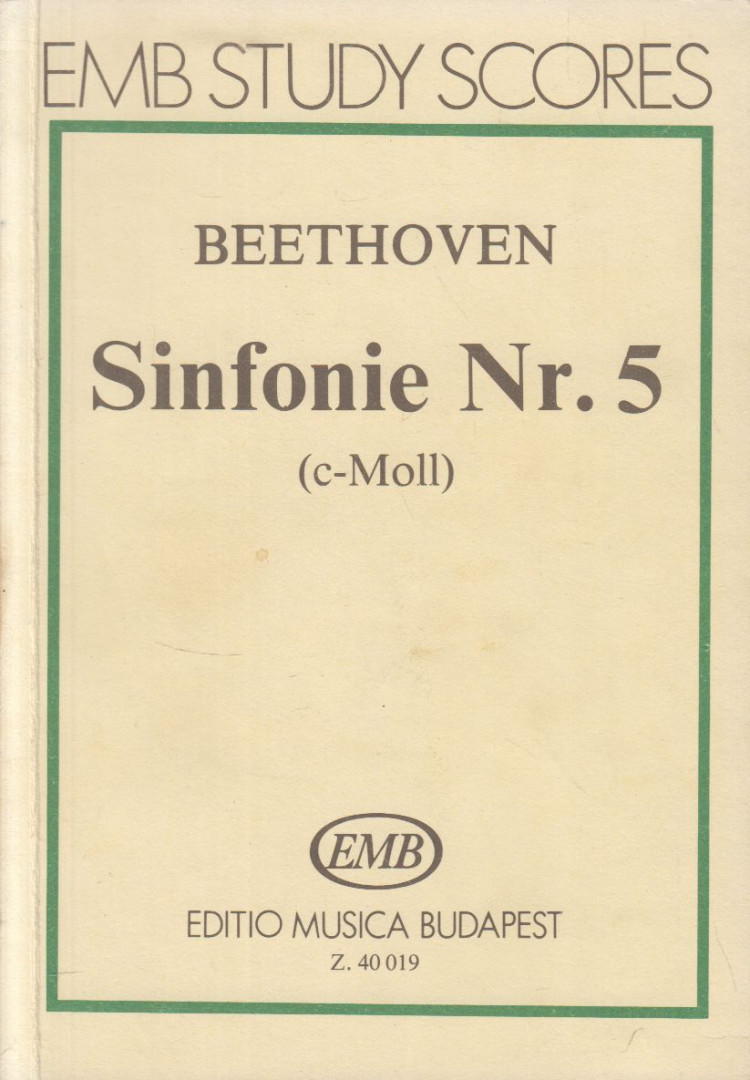 LUDWIG VAN BEETHOVEN - Sinfonie Nr. 5 (c-Moll) [antikvár]