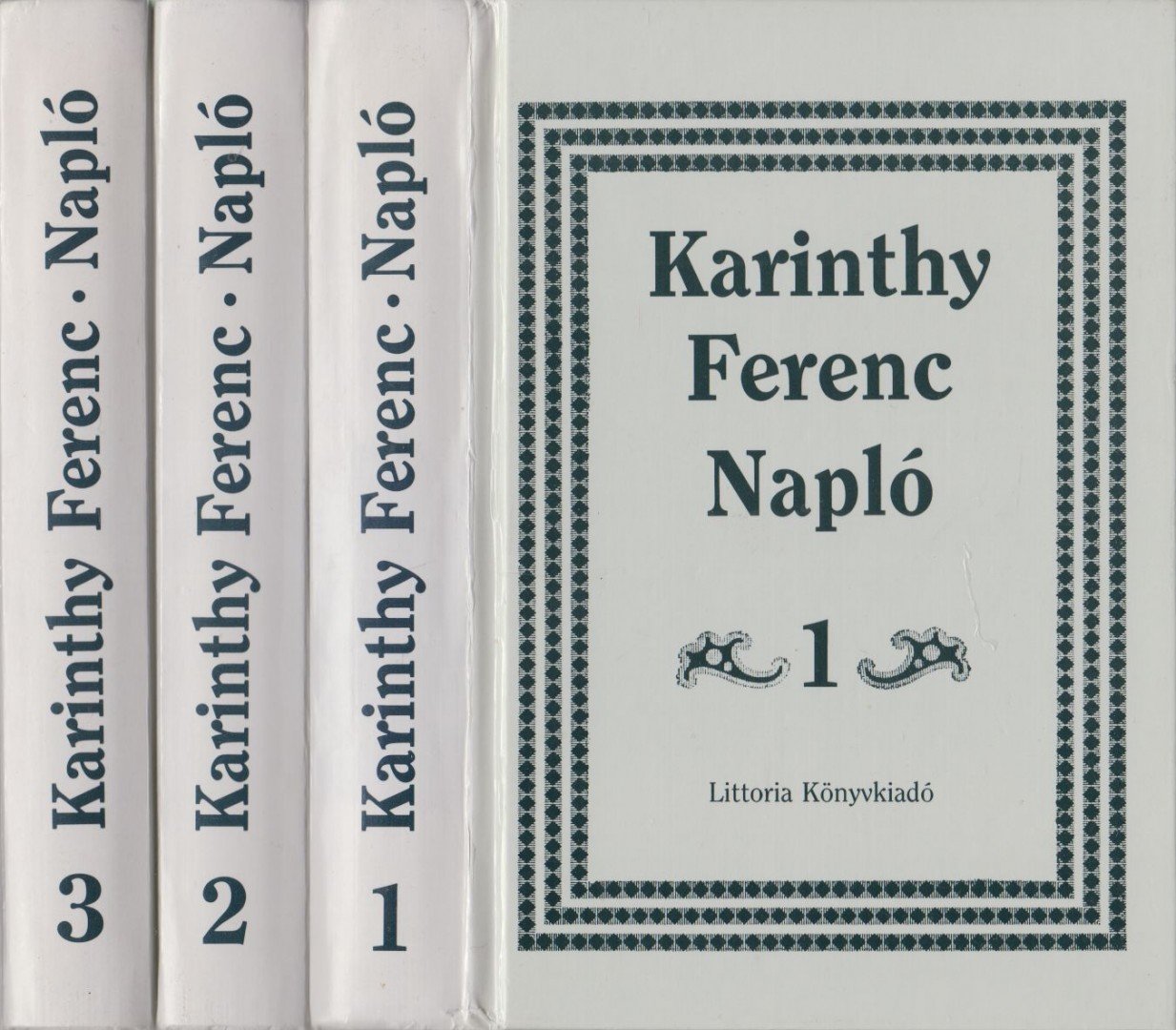 Karinthy Ferenc - Napló I-III. [antikvár]