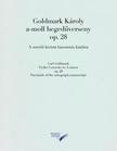GOLDMARK KÁROLY - A-moll hegegdűverseny op. 28