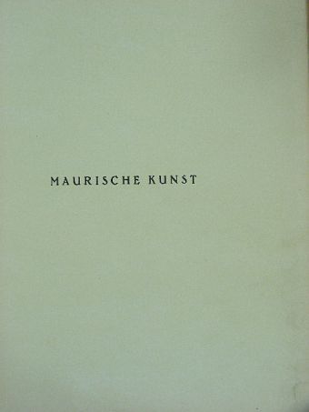 Maurische Kunst [antikvár]