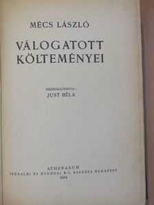 Mécs László - Mécs László válogatott költeményei [antikvár]