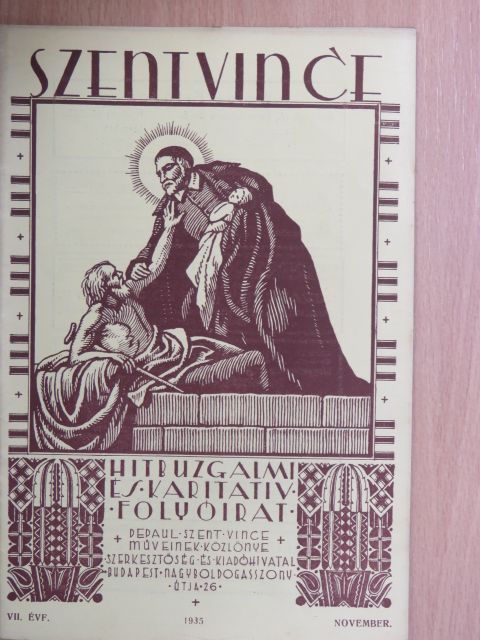 Dr. Horváth Lajos - Szent Vince 1935. november [antikvár]