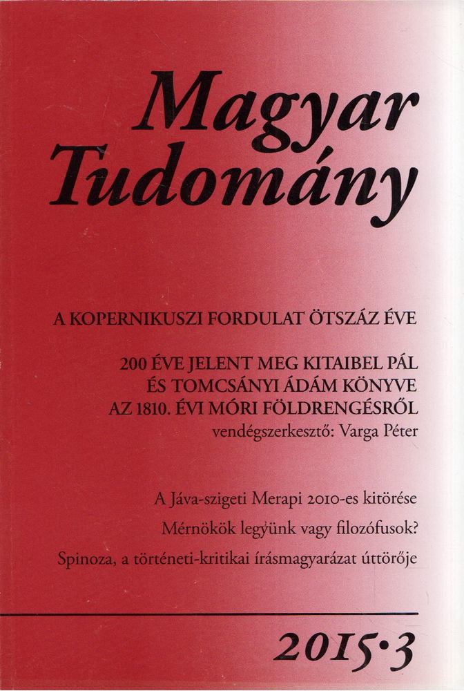 CSÁNYI VILMOS - Magyar tudomány 2015/3. [antikvár]