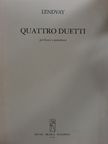 Lendvay Kamilló - Quattro Duetti [antikvár]