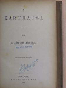 B. Eötvös József - A karthausi [antikvár]