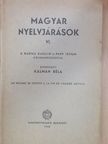 Benkő Loránd - Magyar nyelvjárások VI. [antikvár]