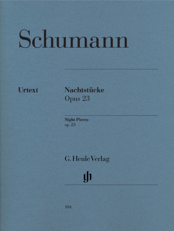 Schumann, Robert - NACHTSTÜCKE OP.23 FÜR KLAVIER URTEXT (HERTTRICH/LAMPE)