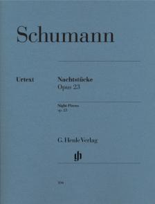 Schumann, Robert - NACHTSTÜCKE OP.23 FÜR KLAVIER URTEXT (HERTTRICH/LAMPE)