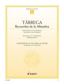 TARREGA - RECUERDOS DE LA ALHAMBRA FÜR SAXOPHON IN ES UND KLAVIER (W.BIRTEL)