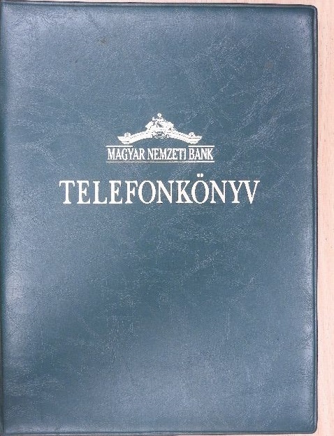Magyar Nemzeti Bank telefonkönyv [antikvár]