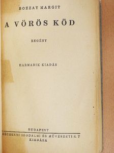 Bozzay Margit - A vörös köd [antikvár]