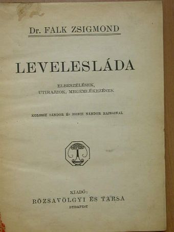 Dr. Falk Zsigmond - Levelesláda [antikvár]