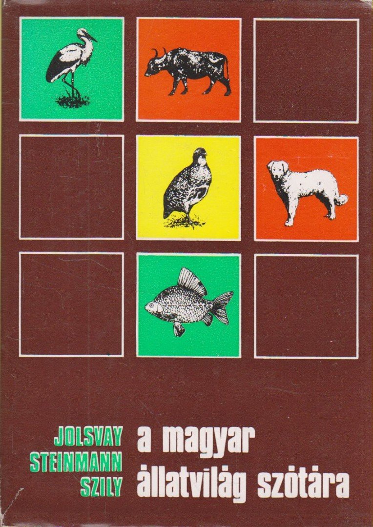 Steinmann Henrik, Szily Ernő, Jolsvay Alajos - A magyar állatvilág szótára [antikvár]
