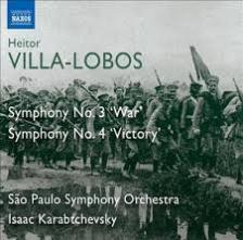 VILLA-LOBOS - SYMPHONY NO.3 'WAR' -  SYMPHONY NO.4 ' VICTORY ' CD