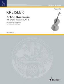 KREISLER - SCHÖN ROSMARIN (ALT-WIENER TANZWEISEN NR.3) FÜR VIOLINE UND KLAVIER