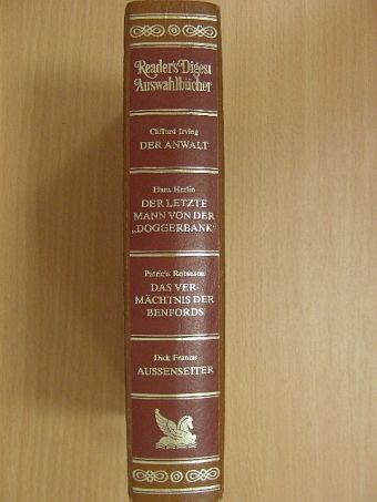 Clifford Irving - Der Anwalt/Der letzte Mann von der "Doggerbank"/Das Vermächtnis der Benfords/Aussenseiter [antikvár]