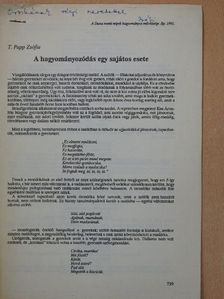 T. Papp Zsófia - A hagyományozódás egy sajátos esete (dedikált példány) [antikvár]