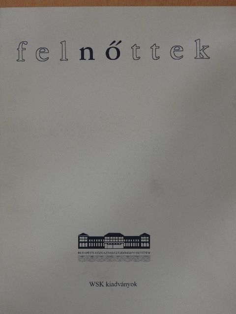 Burkus Sarolta - Felnőttek [antikvár]