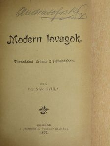 Molnár Gyula - Modern lovagok [antikvár]