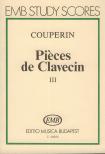 COUPERIN - PIÉCES DE CLAVECIN III (KÖZREADJA GÁT JÓZSEF) KISPARTITURA