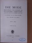 Max von Boehn - Die Mode II. [antikvár]