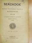 Áldásy Antal - Századok 1903/1-10. [antikvár]