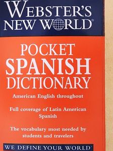 Webster's New World Pocket Spanish Dictionary [antikvár]