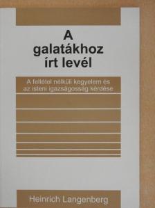 Heinrich Langenberg - A galatákhoz írt levél [antikvár]