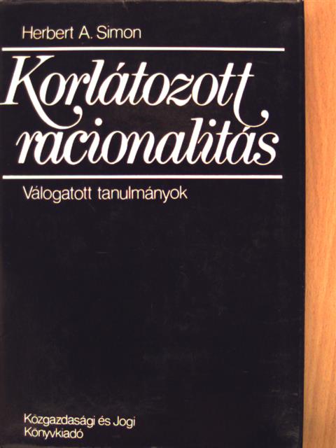 Herbert A. Simon - Korlátozott racionalitás [antikvár]