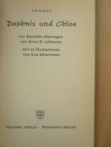 Longus - Daphnis und Chloe [antikvár]