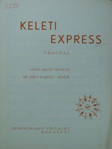 De Fries Károly - Keleti express [antikvár]